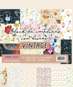 PUNTO CERO BLOCK CARTULINA A4 *24H VINTAGE