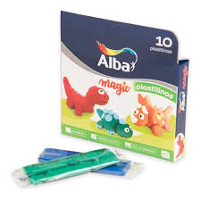 ALBA PLASTILINA *12 BARRAS COLORES SURTIDOS