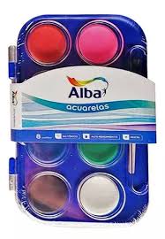 ALBA ACUARELAS ESTUCHES *8 COLORES