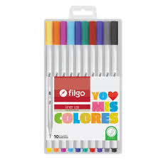 FILGO Microfibra LINER 038 0.4 / Estuche 10 surtido