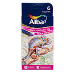 ALBA CRAYONES FANTASY Fluo c/Glitter 6 colores