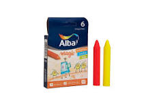 ALBA CRAYONES JUMBO FLUO X 6 colores