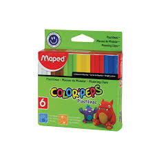 MAPED PLASTILINA STD 20GR X6 COL SURTIDOS