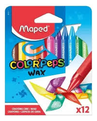 MAPED LAPICES DE CERA COLORPEPS X12 EST CARTON