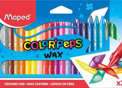 MAPED LAPICES DE CERA COLORPEPS X24 EST CARTON
