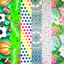 PEQUE PACK PAPEL DE REGALO 70*100CM *25UNID 70GRS PAPEL OBRA MOD:  AZULEJOS