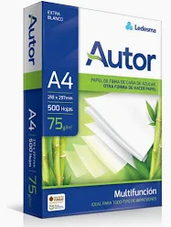 Resma Ledesma Autor 80 gramos A4 IRAM