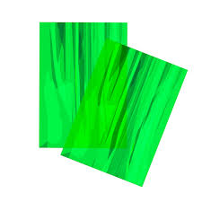 PAPEL CELOFAN 55*90cm *10H VERDE CLARO