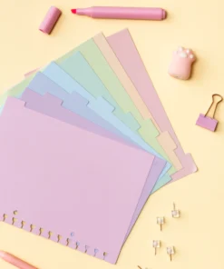 MI PUNTO CERO Solapas Pastel, 8 separadores, 300 grs. A5