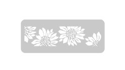 EQ ARTE STENCIL MINI 4.5X17  Girasoles