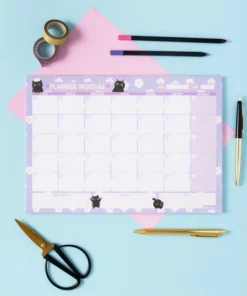 PUNTO CERO Planificador MENSUAL A4 - FLORCITAS