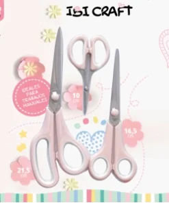 TIJERA IBICRAFT SET x 3 pcs 21,5/16,5/10 CM