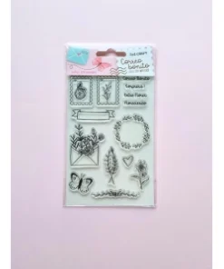 SELLO SILICONADO CRISTAL 4X6" CORREO BONITO