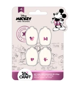 IBI CRAF PERFORADORA ARTISTICA 10 mm 3-8" SET 4 DISE?OS Mickey & Friends