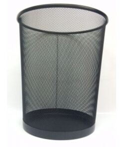 IBI CRAF  CESTO PAPELERO METALICO 34CM NEGRO