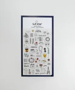 IBI CRAFT STICKER PVC 10*19cm DAILY SOMETHING