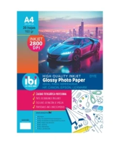 IBI CRAF PAPEL FOTOGRAFICO A4 160grs X 20hjs