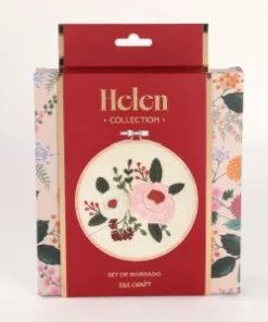 SET DE BORDADO(LIENZO/ARO/HILOS) HELEN