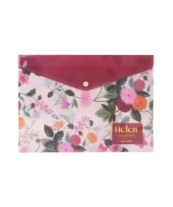 SOBRE PLASTICO C/BOTON A4 "HELEN COLLECTION"