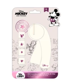 IBI CRAF SET PERFORADORA x 4 CASSETTES Mickey & Friends