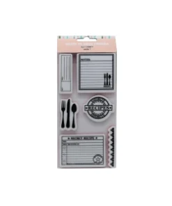 SELLO SILICONADO CRISTAL 4X8" RECETAS