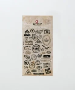 IBI CRAF  STICKER PVC 10*19cm STAMP