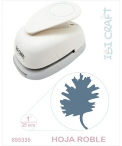 IBI CRAFT PERFORADORA ARTISTICA 25mm 1" HOJA ROBLE