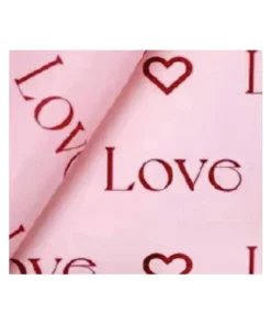 IBI CRAF  PAPEL COREANO 57 X 57cm ROSA CLARO + ROJO (LOVE)