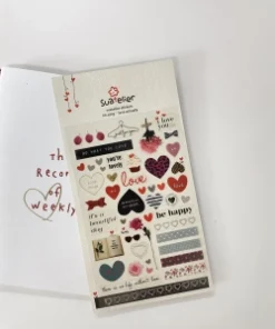 IBI CRAFT STICKER PVC 10*19cm LOVE ACTUALLY