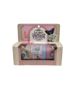 IBI CRAFT WASHI TAPE BOX 5 ROLLOS de 4mts COLECCION VINTAGE