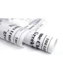 IBI CRAF  PAPEL COREANO 57 X 57cm BLANCO + TEXTO NEGRO