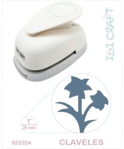 IBI CRAFT PERFORADORA ARTISTICA 25mm 1" CLAVELES