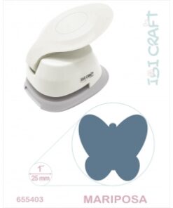IBI CRAFT PERFORADORA ARTISTICA P/GOMA EVA 25mm 1? MARIPOSA