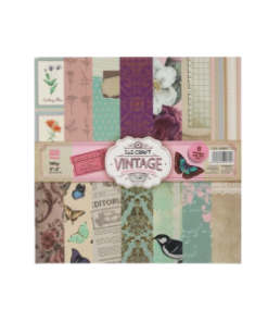 IBI CRAF PAPEL P/SCRAP 20*20CM 180GRS 28HJS VINTAG