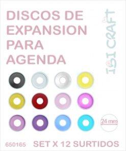 IBI CRAF DISCOS DE EXPANSION 24mm. x 12 pcs CHICO SURTIDO