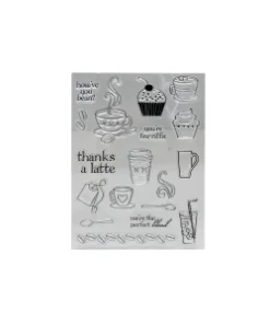 SELLO SILICONADO CRISTAL 6X8" COFFEE