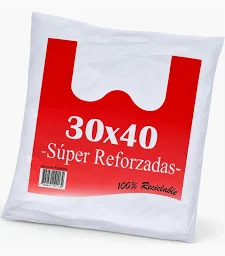 Camiseta 30x40 Cm. Mamut Reforzadas AD Blanca