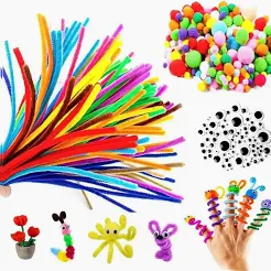 IBI CRAF SET DIDACTICO (LIMPIA PIPAS-POMPON-OJOS) 82 pcs