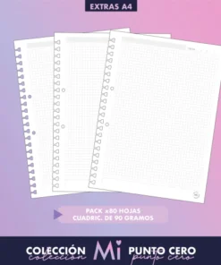 MI PUNTO CERO Repuesto Cuadric. x 80hjs de 90g. A5