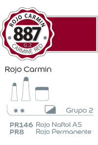 ALBA Acrilicos prof. *18ml Serie 2 ROJO CARMIN